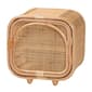 bali & pari Keita Bohemian Natural Rattan Nightstand - image 1