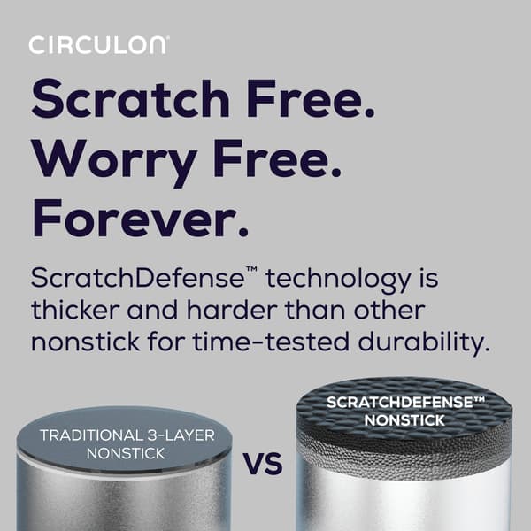 Circulon 9.5in. ScratchDefense Nonstick Infinity Pan
