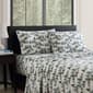 Eddie Bauer Snowy Pine Trees Cotton Flannel Sheet Set - image 1