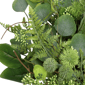 Northlight 24in. Seeded Eucalyptus with Sweet Gum Flowers Wreath - image 5