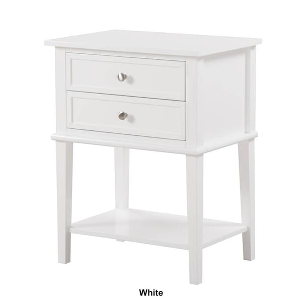 Passion Furniture Newton 2-Drawer Nightstand