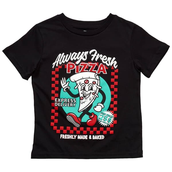 Boys (8-16) Pizza Short Sleeve Graphic Tee