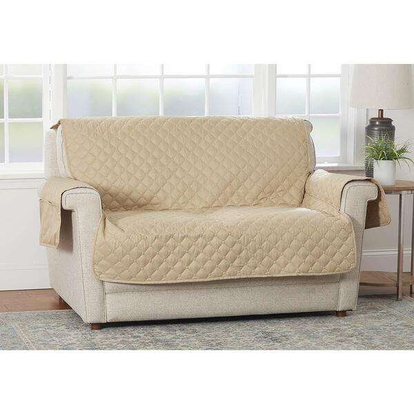 Teflon&#40;tm&#41; Furniture Loveseat Protector - Oatmeal - image 