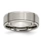 Mens Endless Affection&#40;tm&#41; 7mm Ridged Edge Polished Wedding Band - image 1