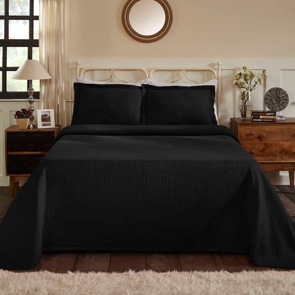 Superior Jacquard Matelasse Cotton Medallion Bedspread Set - image 