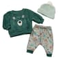 Baby Boy &#40;NB-9M&#41; Kyle & Deena&#40;R&#41; 3pc. Fur Bear Top & Joggers Set - image 1