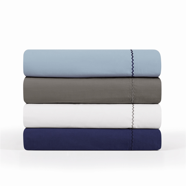Oceanfront Resort Solid Percale 4pc. Sheet Set