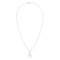 Nova Star® Sterling Silver Lab-Grown Diamond Initial A Pendant - image 3
