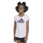 Girls (7-16) adidas(R) Cap Sleeve Jungle Flower Emblem Tee - image 1