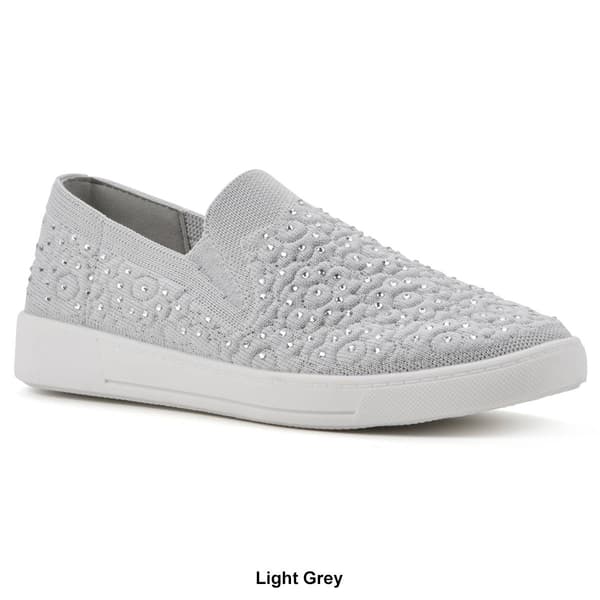 Womens White Mountain Unit Slip-On Fashion Sneakers