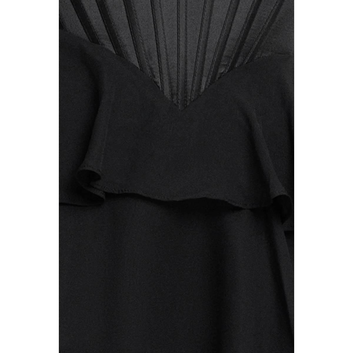 Juniors Blondie Nites Triple Tier Strapless Corset Skater Dress