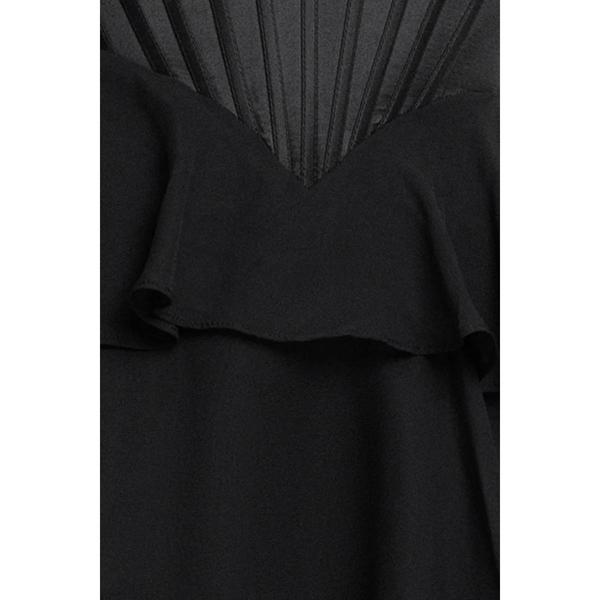 Juniors Blondie Nites Triple Tier Strapless Corset Skater Dress