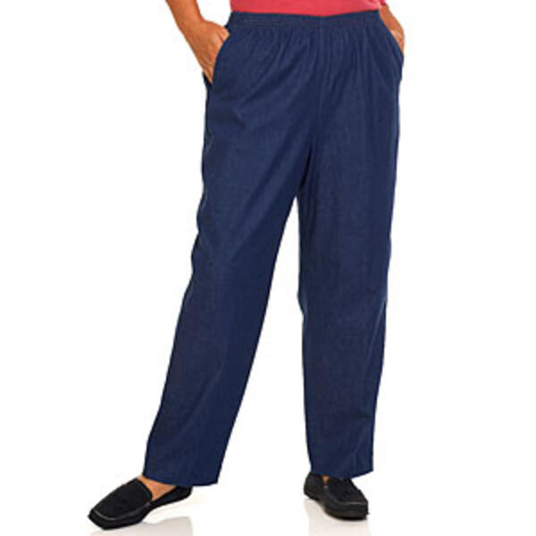 Plus Size Alfred Dunner Classics Denim Casual Pants - Medium - image 