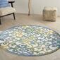 Nourison Aloha Scroll Print Indoor/Outdoor Round Rug - image 6