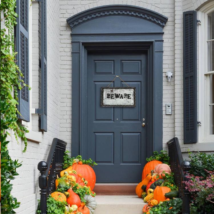National Tree 18in. Animated Halloween Door Sign