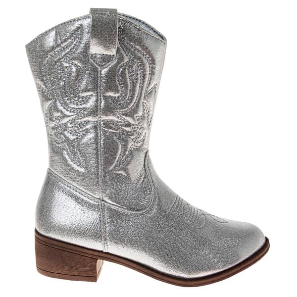Big Girls Kensie Girl Metallic Cowgirl Boots