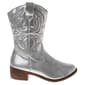 Big Girls Kensie Girl Metallic Cowgirl Boots - image 2