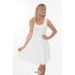 Womens White Mark Crystal Fit & Flare Dress - image 5