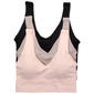 Plus Size 3pk. Seamless Micro Ribbed Bras - 3PKBRA1169 - image 1