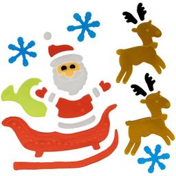 Northlight Seasonal Double Sided Gel Window Clings - Set of 6