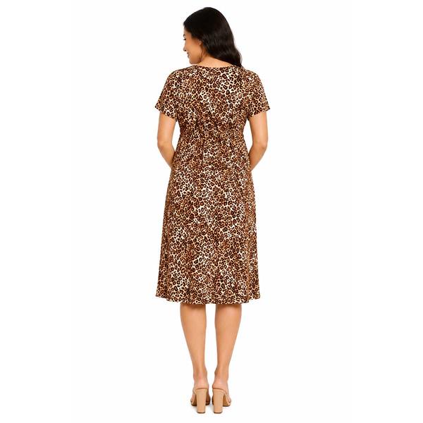 Womens Maternity Due Time Ditsy Floral Yummy Midi Dress