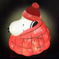 Peanuts Snoopy LED Red Puff Jacket - image 1