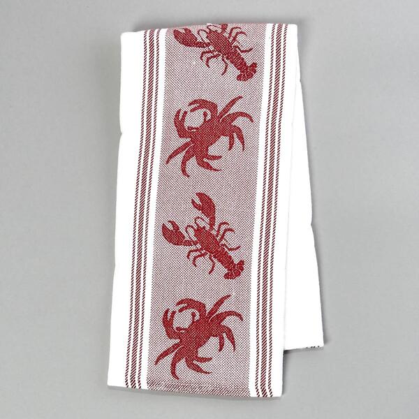 Lobster Jacquard Dual Kitchen Towel - image 