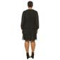 Plus Size MSK Clip Dot V-Neck Tier Hem Shift Dress - image 2