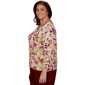 Plus Size Alfred Dunner Union Square Floral Painterly Blouse - image 4
