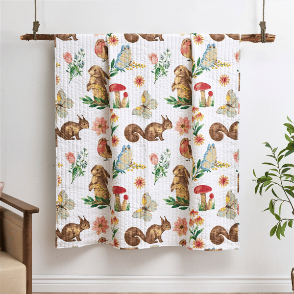 Greenland Home Fashions™ Willow Spring Forest Throw Blanket