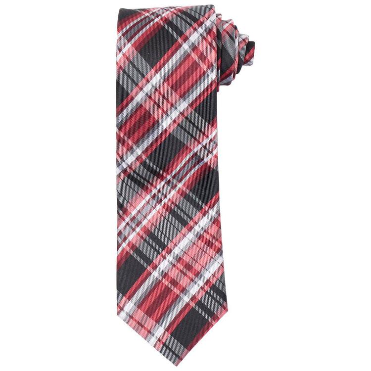 Boys Bill Blass Plaid - Red/Black