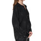 Womens DKNY Long Sleeve Firework Rhinestone Button Front Blouse - image 3