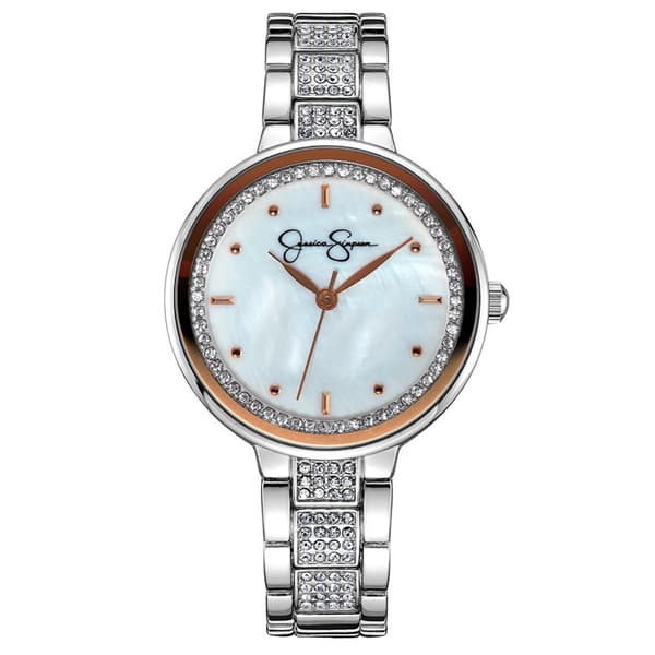 Womens Jessica Simpson Bracelet Watch - JS0086SL - image 