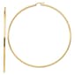 Gold Classics(tm) 14kt. Gold Polished 90.5mm Hoop Earrings - image 1