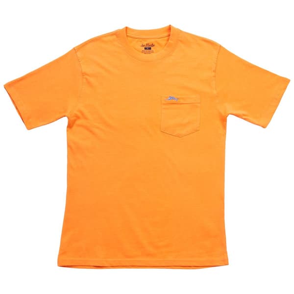 Mens Joe Marlin Perfect Storm Short Sleeve Pocket Tee with Fish
