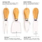 BergHOFF 5pc. Essentials Round Cheese Board & Cheese Tools - image 6