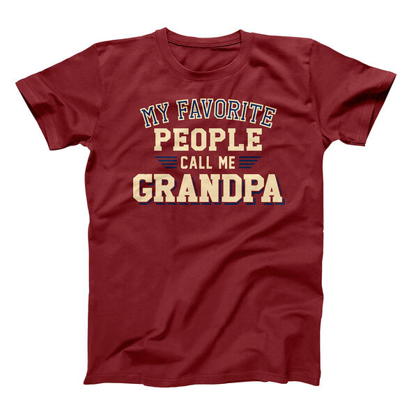 Mens Call Me Grandpa Graphic Tee - image 