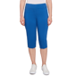 Womens Ruby Rd. Americana Chic Ladder Hem Americana Capri - image 1