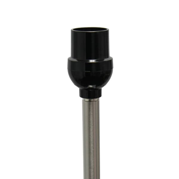 Simple Designs Brushed Nickel Drum Shade Floor Lamp
