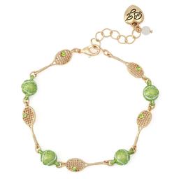 Betsey Johnson Tennis Racquet Link Bracelet