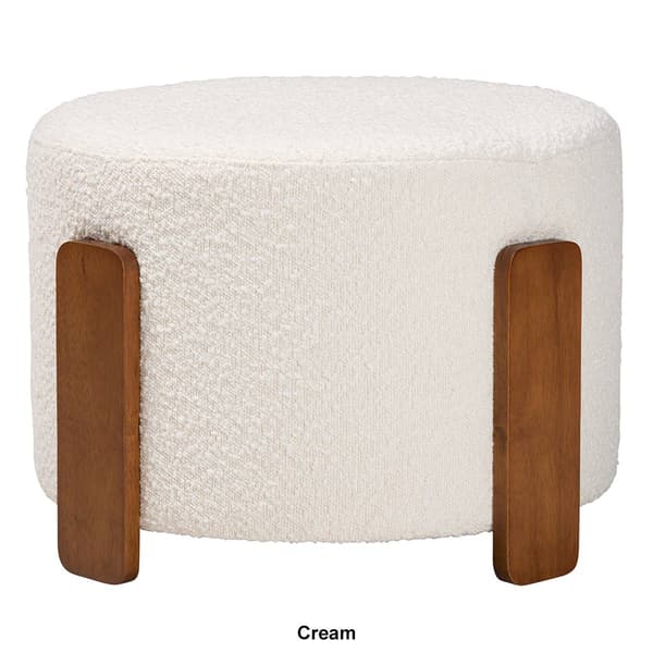 Baxton Studio Finlay Modern Japandi Ottoman