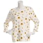 Womens Bonnie Evans Sunflower Leaf Tee - image 1