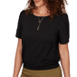 Womens Emaline La Vita Costiera Short Tulip Sleeve Solid Blouse - image 5