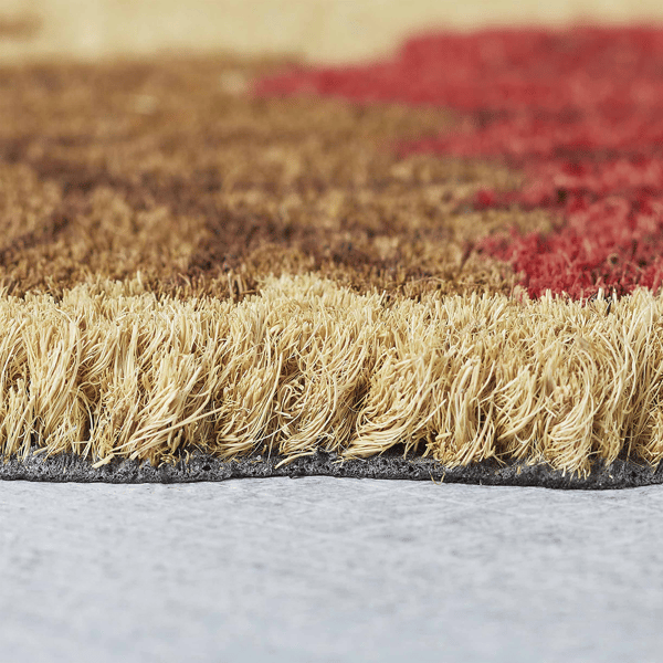 VCNY Home Welcome Leaf Outdoor Coir Doormat