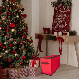 Simple Living 96ct. Zip Up Christmas Ornament Storage Tub