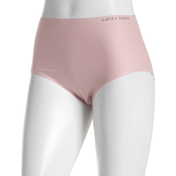 Womens Laura Ashley(R) Brushed Micro Laser Brief Panties LS4063CG