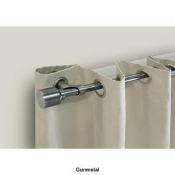 Blackout Cap Finial Curtain Rod