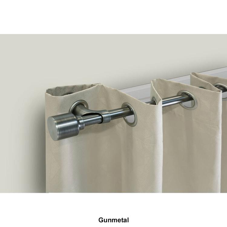 Blackout Cap Finial Curtain Rod