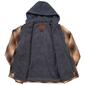 Mens Mountain Ridge Flannel Chest Protector Jacket - Brown Plaid - image 2