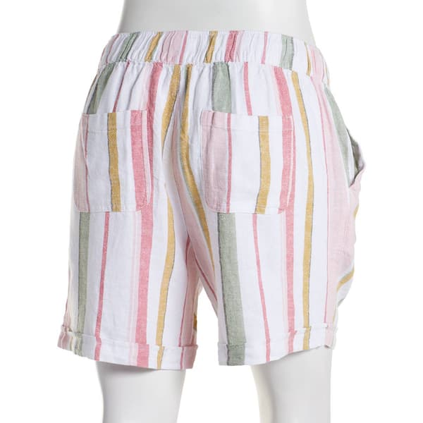 Womens da-sh Linen Shorts with Roll Cuff
